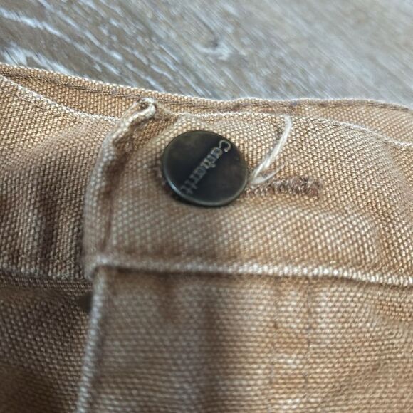 Carhartt LOOSE FIT WASHED DUCK FLANNEL-LINED UTILITY WORK PANT - Picture 5 of 8